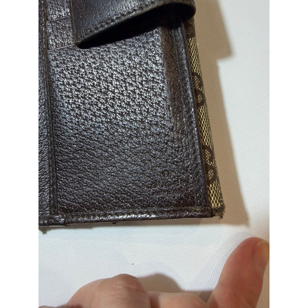 Gucci GG Canvas Wallet Brown Monogram Long Wallet Italy Auth
Flaw - Picture 12 of 12